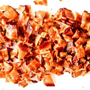 1 Oz Raw (yield After Cooking) Meatless Bacon Strip