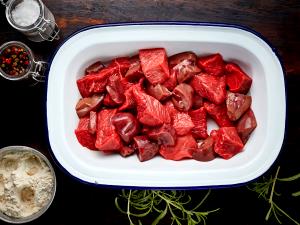 1 Oz Raw (yield After Cooking) - Pork Kidney