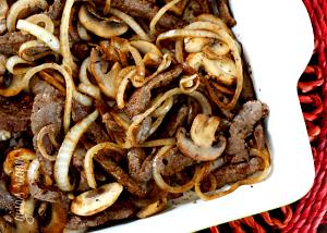 1 Oz Raw (yield After Cooking) Thinly Sliced Beef Sandwich Steak