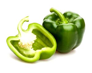 1 Oz, Raw, Yields Green Sweet Pepper