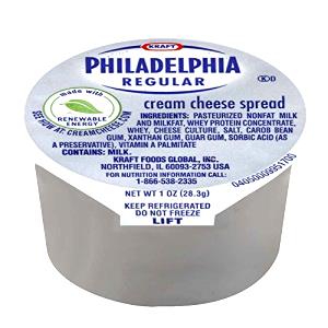 1 Oz Regular Cream Cheese Spread