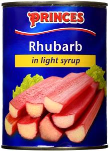 1 Oz Rhubarb in Light Syrup (Cooked or Canned)