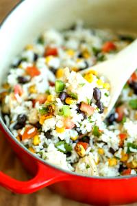 1 Oz Rice with Beans and Chicken