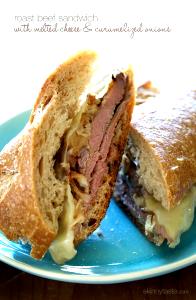 1 Oz Roast Beef Sandwich with Cheese