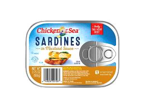 1 Oz Sardines with Mustard Sauce (Mixture)