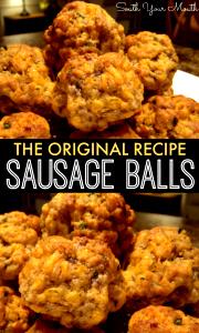 1 Oz Sausage Balls (Made with Biscuit Mix and Cheese)