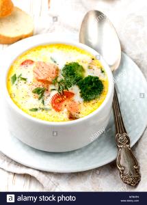 1 Oz Seafood Soup with Vegetables (Including Carrots, Broccoli, and/or Dark-Green Leafy, No Potatoes)