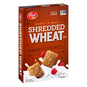 1 Oz Shredded Bran Wheat Cereal (Salt and Sugar Free)