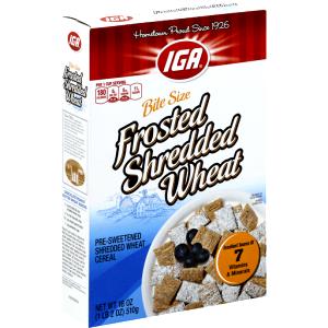 1 Oz Shredded Whole Wheat Cereal (Presweetened)
