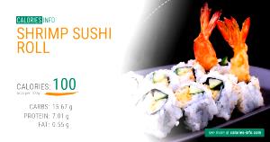 1 Oz Shrimp Sushi
