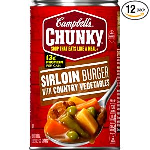 1 Oz Sirloin Burger with Vegetables Soup