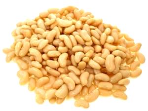 1 Oz Small White Beans (Mature Seeds, with Salt, Cooked, Boiled)