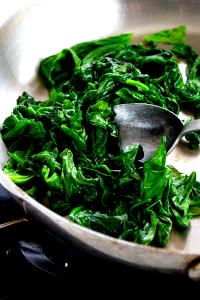 1 Oz Spinach (with Salt, Drained, Cooked, Boiled)