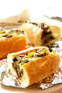 1 Oz Steak and Cheese Sandwich on Roll