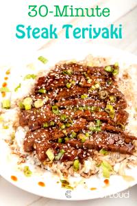 1 Oz Steak Teriyaki with Sauce (Mixture)
