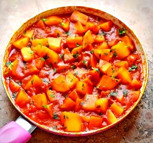 1 Oz Stewed Potatoes with Tomatoes