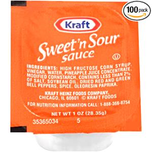 1 Oz Sweet and Sour Sauce