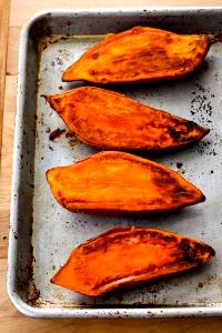 1 Oz Sweet Potato (Without Salt, Baked In Skin, Cooked)