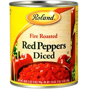 1 Oz Sweet Red Peppers (Solids and Liquids, Canned)