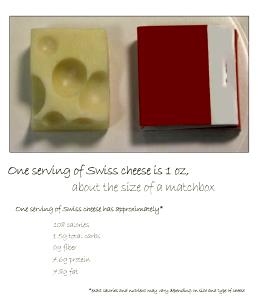 1 Oz Swiss Cheese (Low Fat)