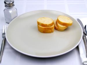 1 Oz Toasted French or Vienna Bread (Includes Sourdough)