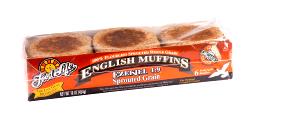 1 Oz Toasted Mixed Grain English Muffins (Includes Granola)