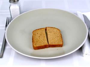 1 Oz Toasted Reduced Calorie High Fiber Oat Bran Bread