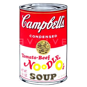 1 Oz Tomato Beef with Noodle Soup (Canned, Condensed)