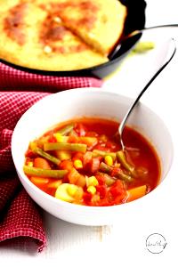 1 Oz Tomato Vegetable Soup (Prepared with Water)