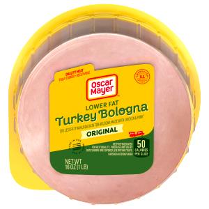 1 Oz Turkey Bologna, 50% Less Fat