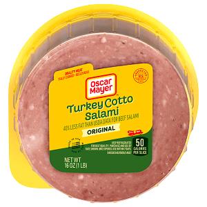 1 Oz Turkey Cotto Salami, 50% Less Fat