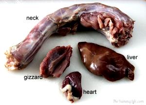 1 Oz Turkey Giblets and Neck Meat and Skin