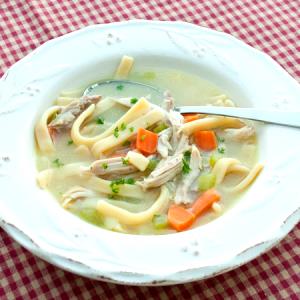 1 Oz Turkey Noodle Soup (with Equal Volume Water, Canned)