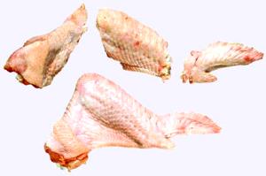 1 Oz Turkey Wing Meat and Skin (Young Hen)