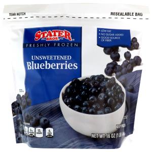 1 Oz Unsweetened Frozen Blueberries