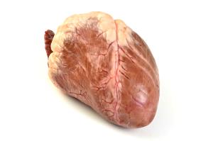 1 Oz Veal Heart, Raw