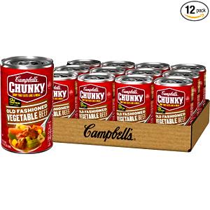 1 Oz Vegetable Beef Soup (Undiluted, Canned)