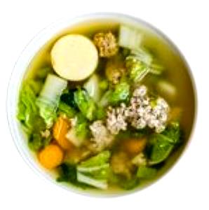 1 Oz Vegetable Soup (with Equal Volume Water, Canned)