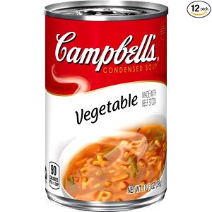 1 Oz Vegetable with Beef Broth (Canned, Condensed)