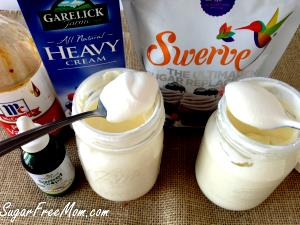 1 Oz Whipped Heavy Cream (Unsweetened)
