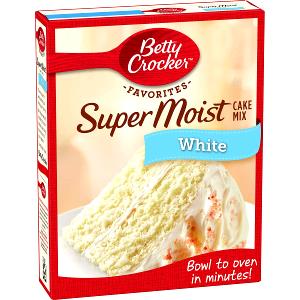 1 Oz White Cake Mix without Icing (Egg Whites and Water Added)