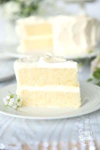1 Oz White Cake (Without Frosting)