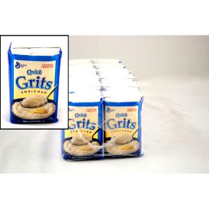 1 Oz White Corn Grits Cereal (Without Salt, Cooked with Water, Unenriched)