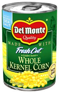 1 Oz White Sweet Corn (Whole Kernel, Drained Solids, Canned)