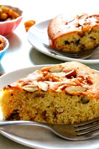 1 Oz Whole Wheat Cake with Fruit and Nuts without Icing