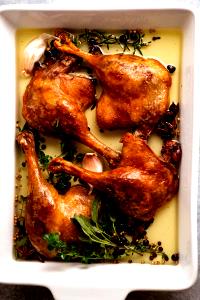 1 Oz, With Bone Cooked (yield After Bone Removed) Duck (Skin Eaten)