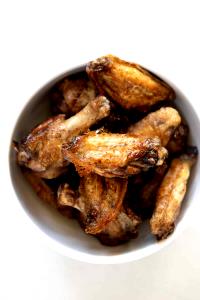 1 Oz, With Bone Raw, Without Skin (yield After Cooking, Bone Removed) Roasted Broiled or Baked Chicken Wing (Skin Not Eaten)