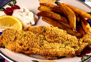 1 Oz, With Bone (yield After Bone Removed) Baked Breaded or Battered Whiting