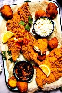 1 Oz, With Bone (yield After Bone Removed) Fried Floured or Breaded Cod