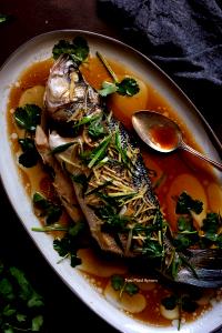 1 Oz, With Bone (yield After Bone Removed) Steamed Fish